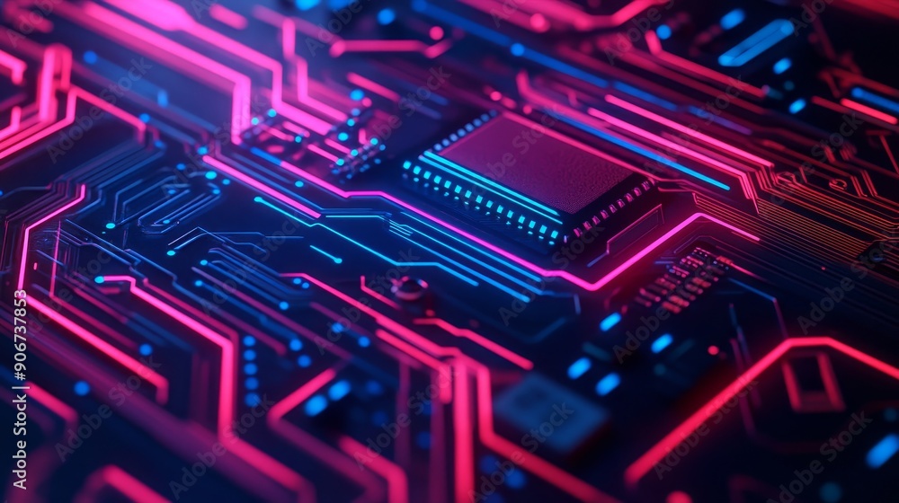 With glowing data cables, this motherboard is advanced With glowing data cables, this motherboard is advanced