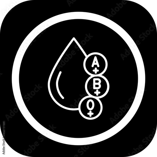 Blood Types Icon Design