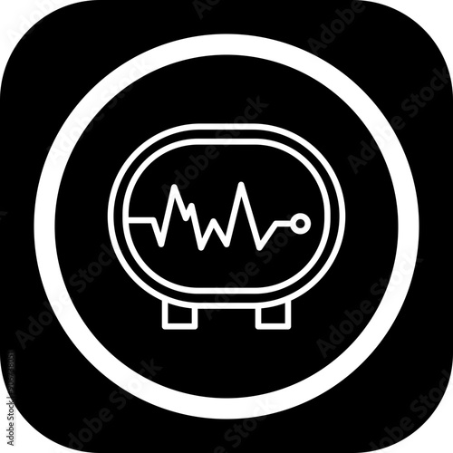 Electrocardiogram Icon Design