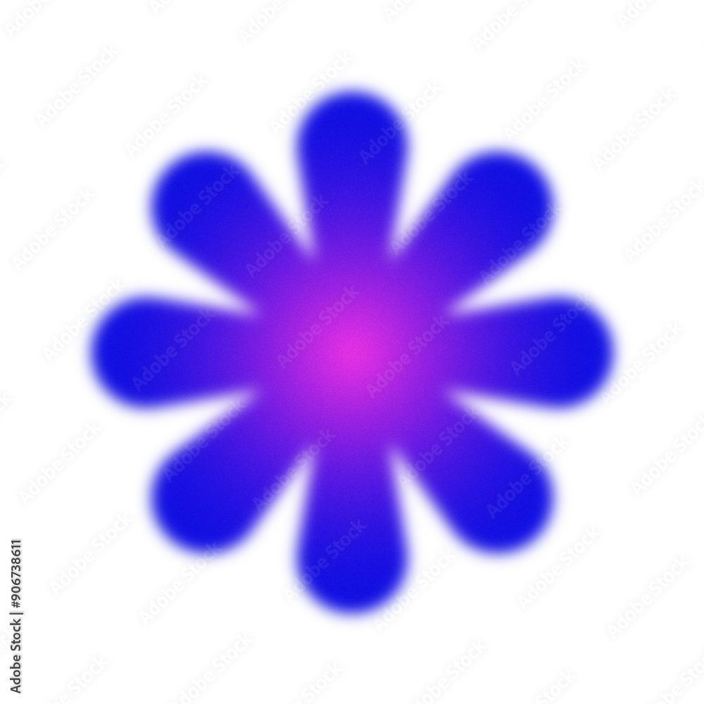 Gradient blurred flower symbols. Gradient blurred flower symbols.