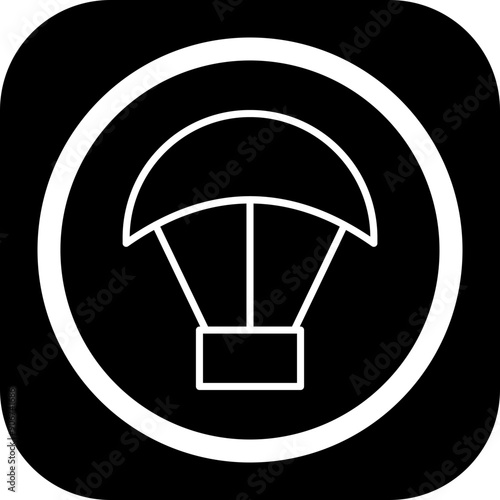 Paraglider premium Icon Design