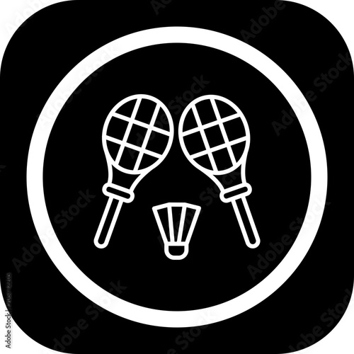 Badminton Icon Design