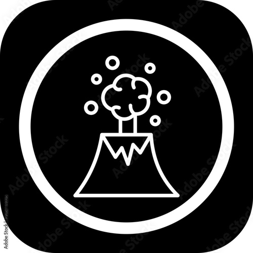 Volcano Icon Design