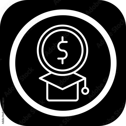Education Cost Icon Design