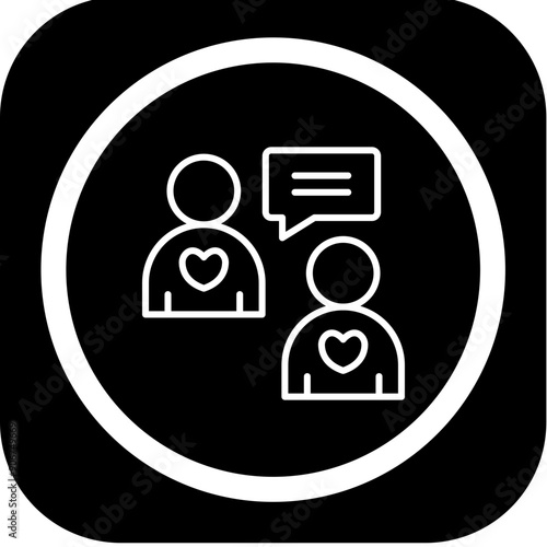 Gossiping Vector Icon Design
