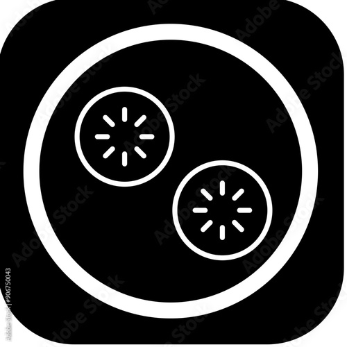 Cucumber Vector Icon Design