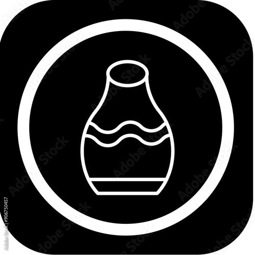 Pottery Vector Icon Design