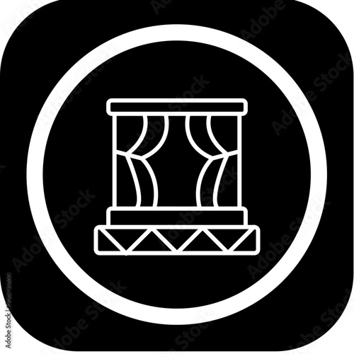 Stage Vector Icon Design