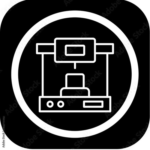 3d Printer Icon Design