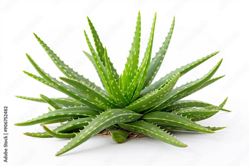 Aloe vera leaf close-up showcasing its natural beauty and medicinal properties. Aloe vera leaf close-up showcasing its natural beauty and medicinal properties.