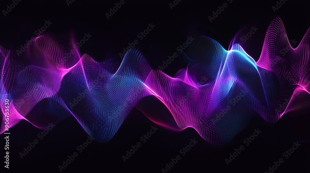 Fototapeta premium Wave concept background