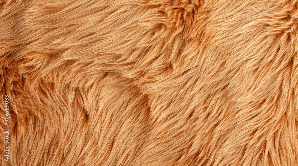 Close-up of Soft Orange Fur Texture Close-up of Soft Orange Fur Texture