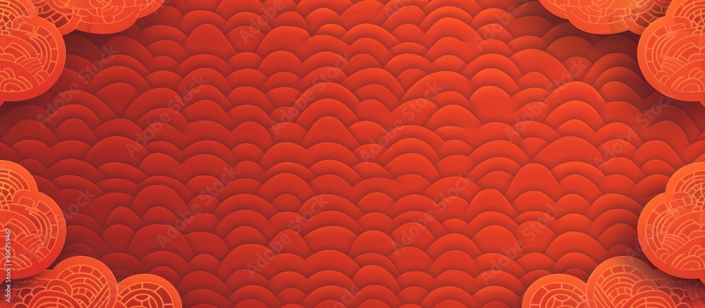 Chinese New Year Background with Red and Gold Chinese New Year Background with Red and Gold