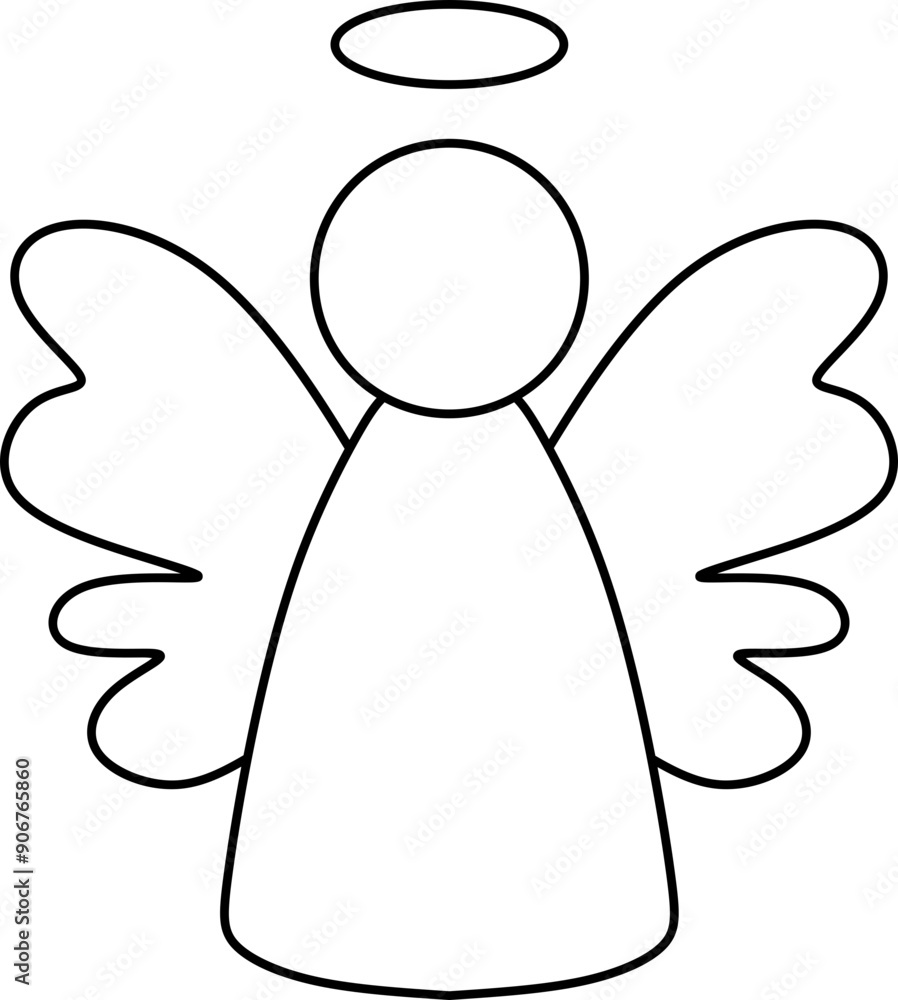 Angel Vector Graphic 