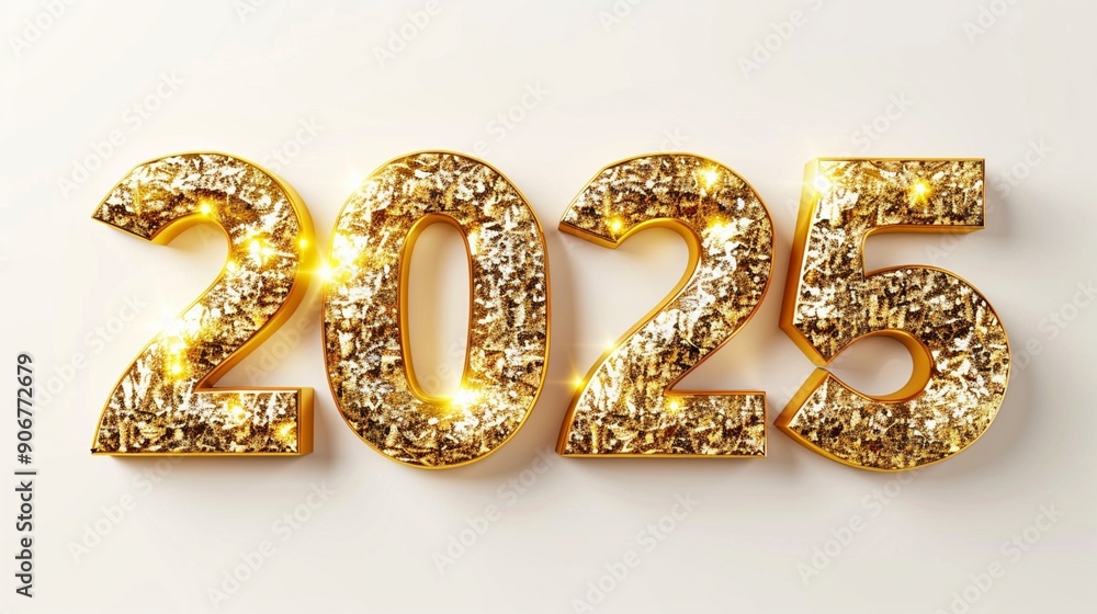 Glittering golden numbers 2025 illuminate with festive sparkle, heralding a bright new year filled with promise and celebration ahead. Glittering golden numbers 2025 illuminate with festive sparkle, heralding a bright new year filled with promise and celebration ahead.