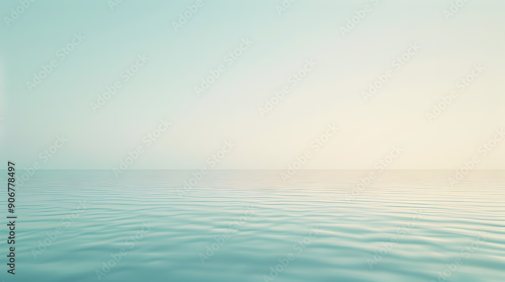 A calm blue ocean with no visible land A calm blue ocean with no visible land