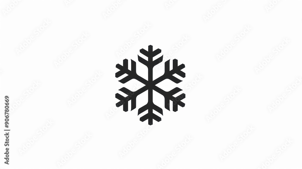 snow icon vector Symbol of winter, white background snow icon vector Symbol of winter, white background