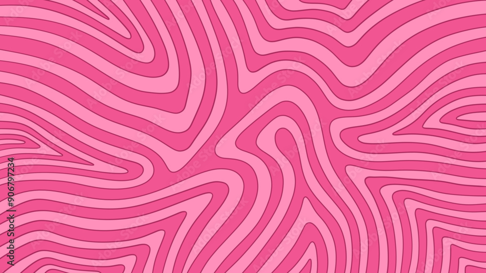 abstract pink background with wave seamless pattern