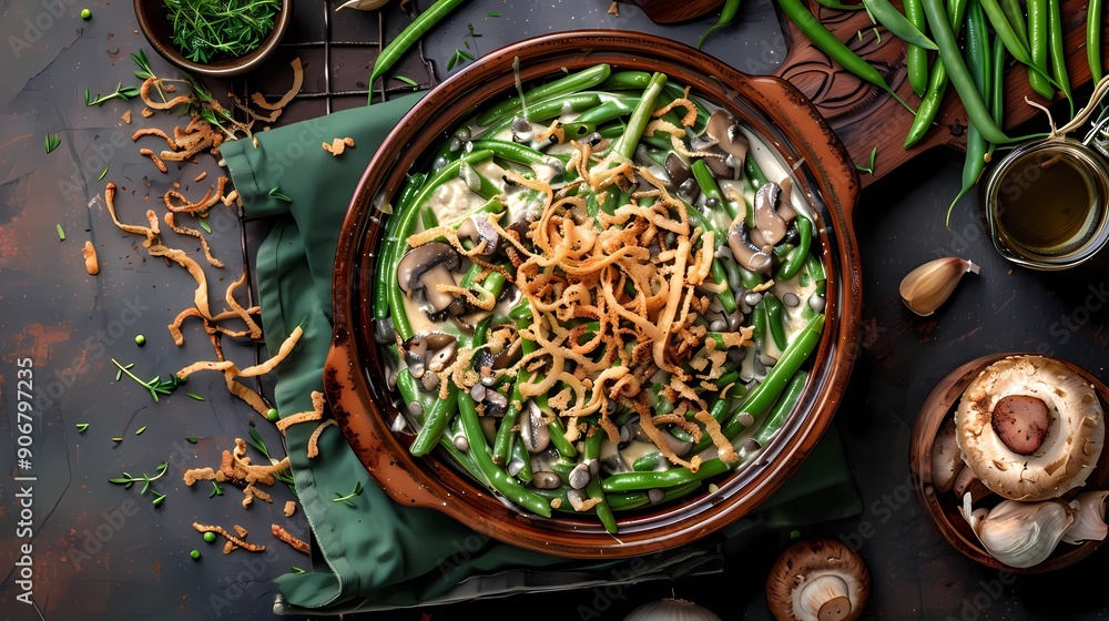Green Bean Casserole Thanksgiving Dinner. Green Bean Casserole Thanksgiving Dinner.