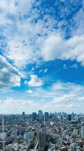 Wallpaper Mural 東京風景・タイムラプス・縦動画 Torontodigital.ca