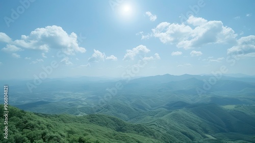 Majestic Sunrise or Sunset over the Mountains