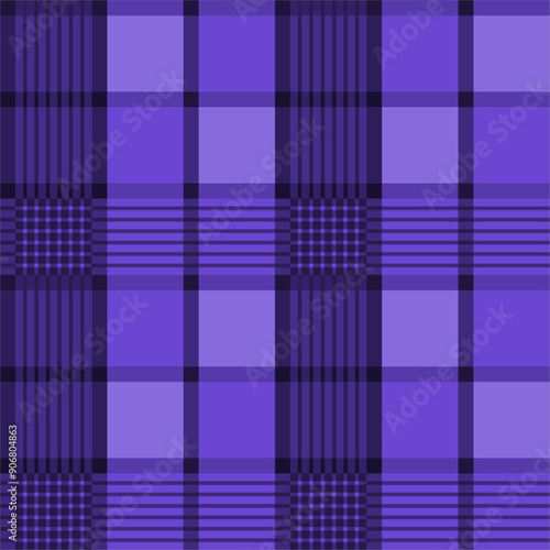 Seamless pattern of Sarung on Purple Bright color scheme, showing calm and hype vibes. Sarung is Indonesian traditional garment with a unique textures