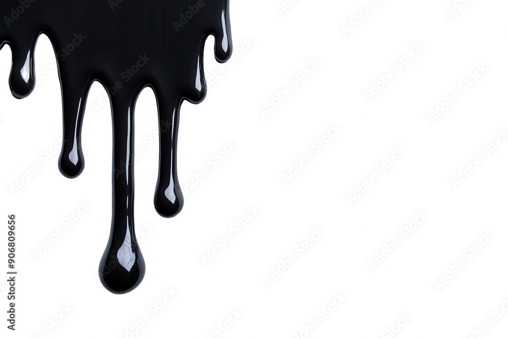 Abstract black paint dripping in a artistic design, showcasing rich texture and depth. Abstract black paint dripping in a artistic design, showcasing rich texture and depth.