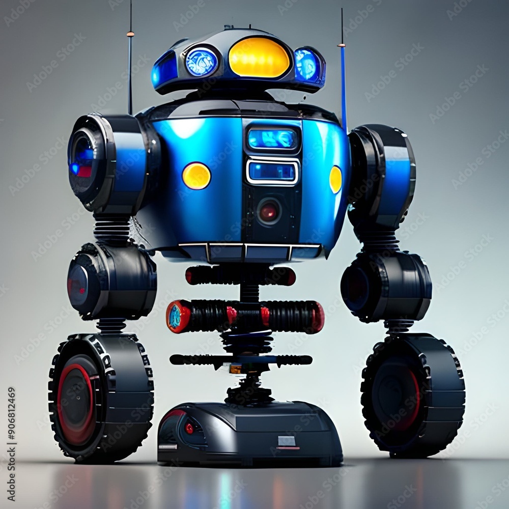 screen robot toy isolated screen robot toy isolated
