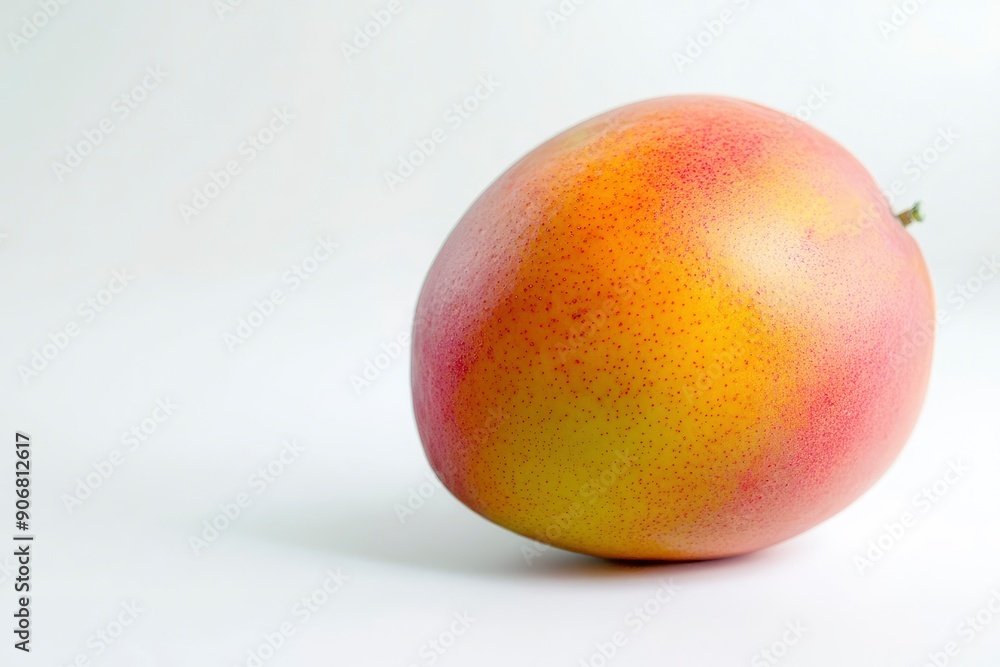 Mango isolated on white background, full depth of field , ai Mango isolated on white background, full depth of field , ai