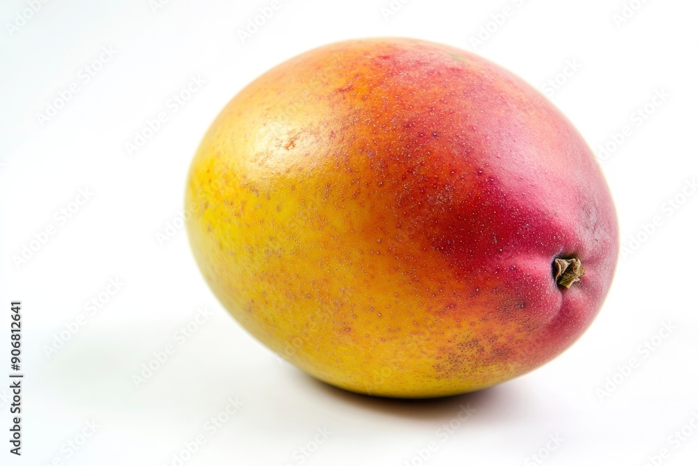 Mango isolated on white background, full depth of field , ai Mango isolated on white background, full depth of field , ai