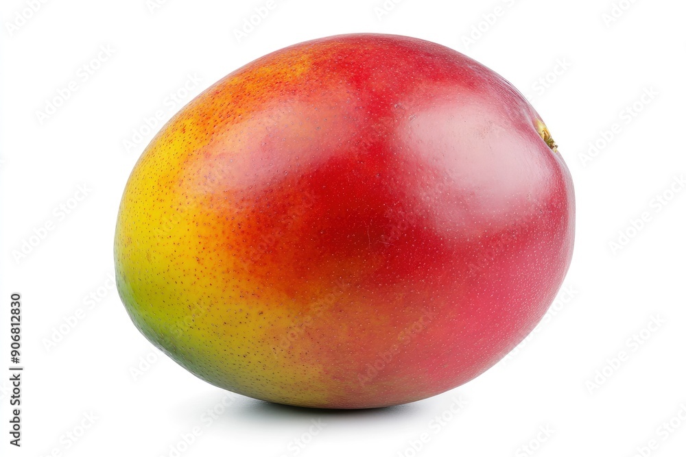 Mango isolated on white background, full depth of field , ai Mango isolated on white background, full depth of field , ai
