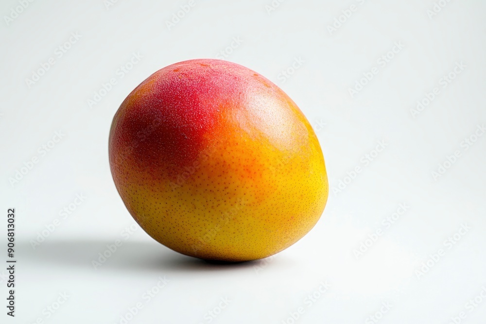 Mango isolated on white background, full depth of field , ai Mango isolated on white background, full depth of field , ai