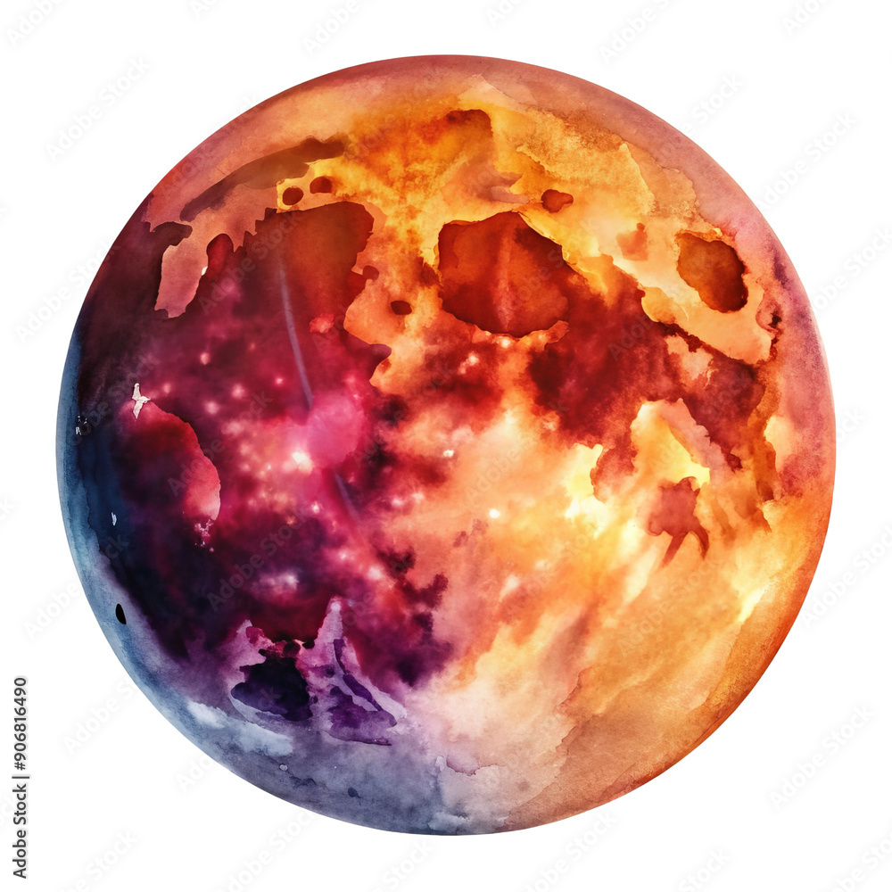 Watercolor Celestial Clipart Transparent PNG Watercolor Celestial Clipart Transparent PNG