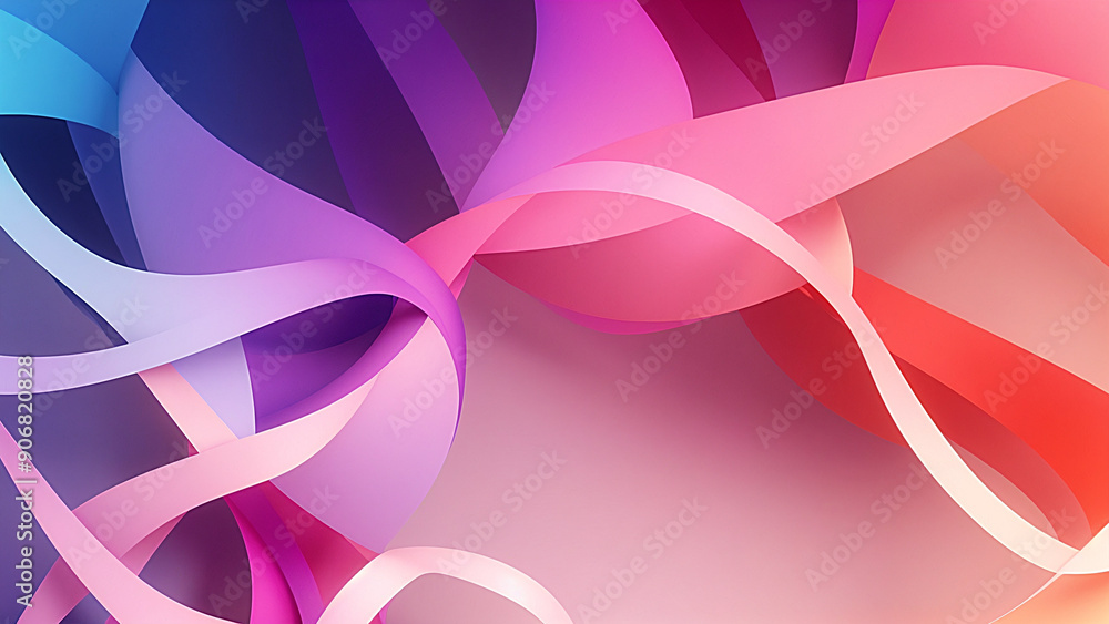 abstract background with colorful ribbons abstract background with colorful ribbons