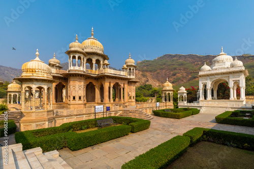 Gatore Ki Chhatriyan, Jaipur, Rajasthan, India, South Asia, Asia photo