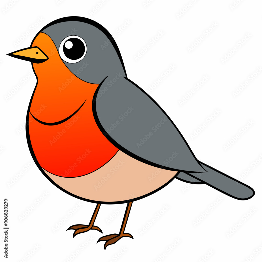Robin on a branch, robin vector illustration, robin vector art, robin silhouette, bird vector icon, eps Robin on a branch, robin vector illustration, robin vector art, robin silhouette, bird vector icon, eps