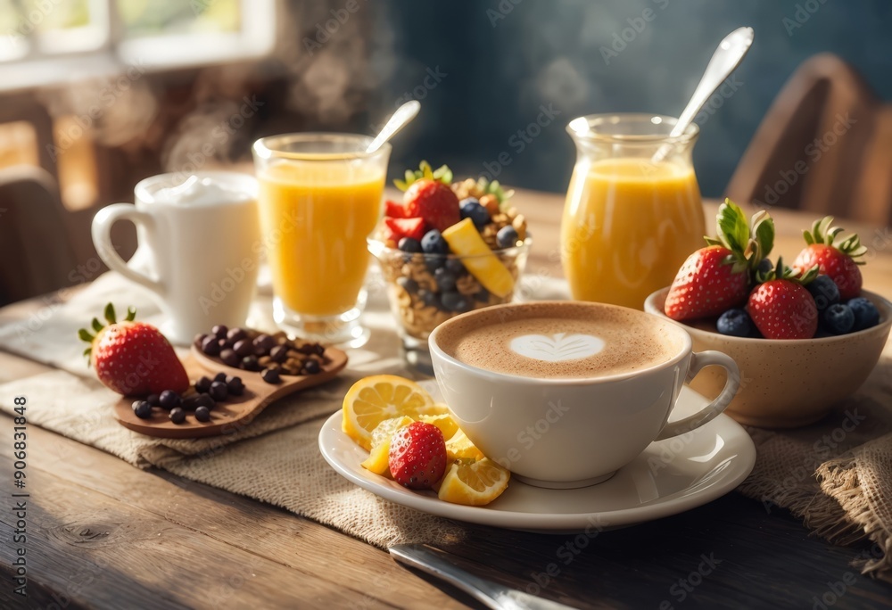 cup of tea with fruits cup of tea with fruits