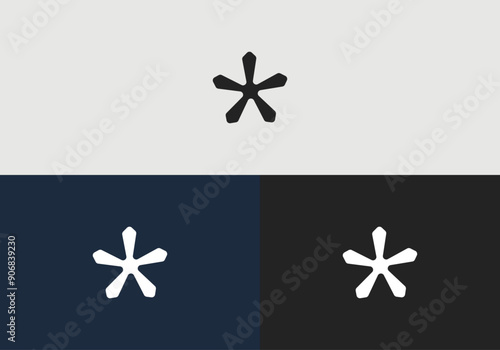 Asterisk icon transparent design by GD.