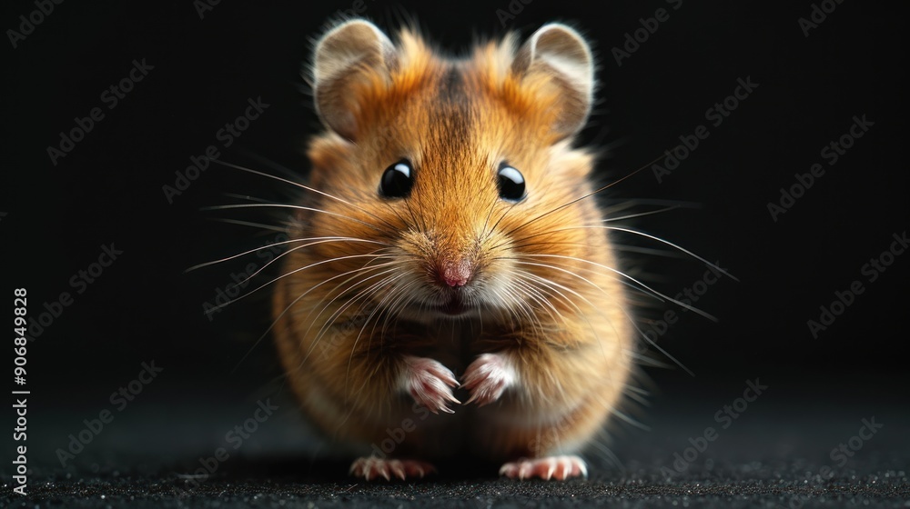 Cute Hamster with Big Eyes Cute Hamster with Big Eyes