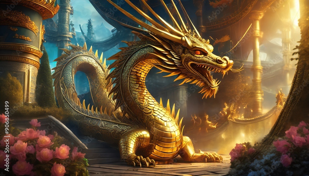 chinese dragon statue on the wall chinese dragon statue on the wall