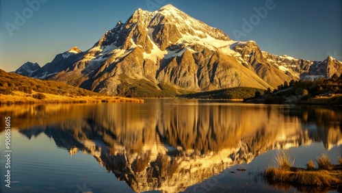 Mountain Reflection in Lake