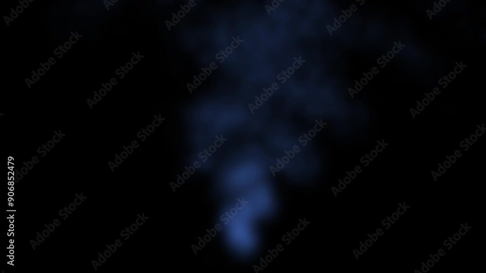 Fluctuating smoke material/blue