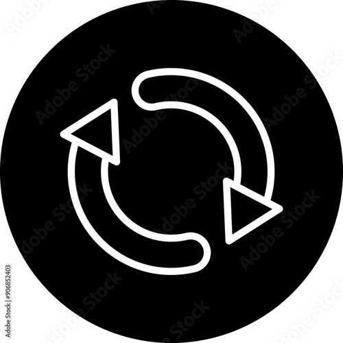 Repurpose Vector Line White Circle Black