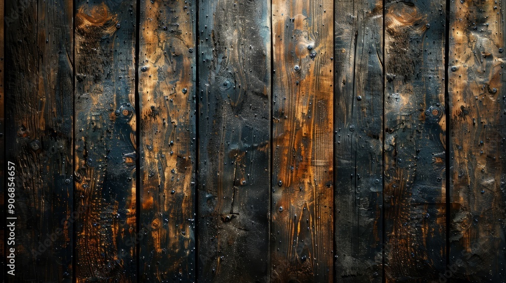Aged wooden paneling showcasing rich textures and natural color variations Aged wooden paneling showcasing rich textures and natural color variations