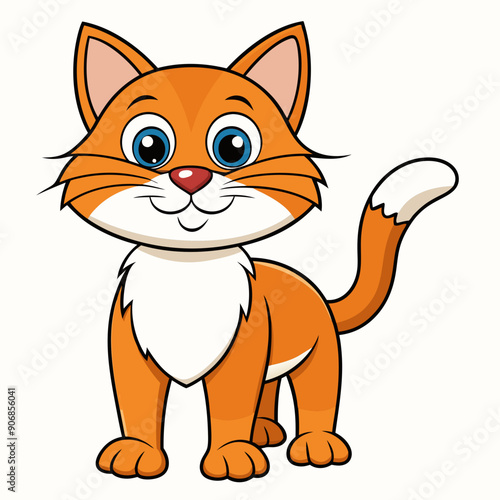 Black cat, cat vector illustration, animal vector art, cat silhouette, pet vector icon, eps, cartoon cat