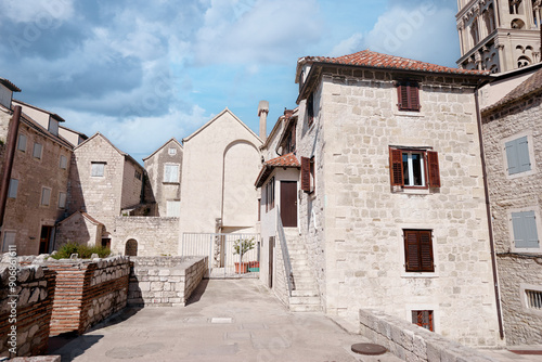 The street of Split town at Croatia. © luengo_ua