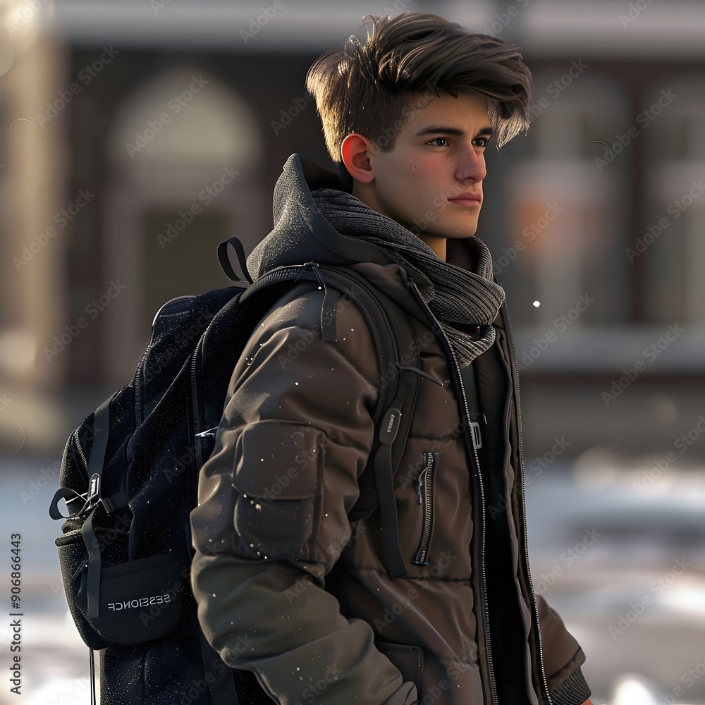 Young Man in Winter Young Man in Winter