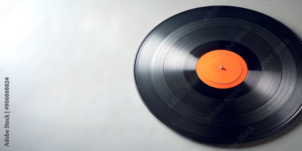 Fototapeta premium Schallplatte Vinyl Schellack Vinylscheibe Scheibe Platte Creative AI