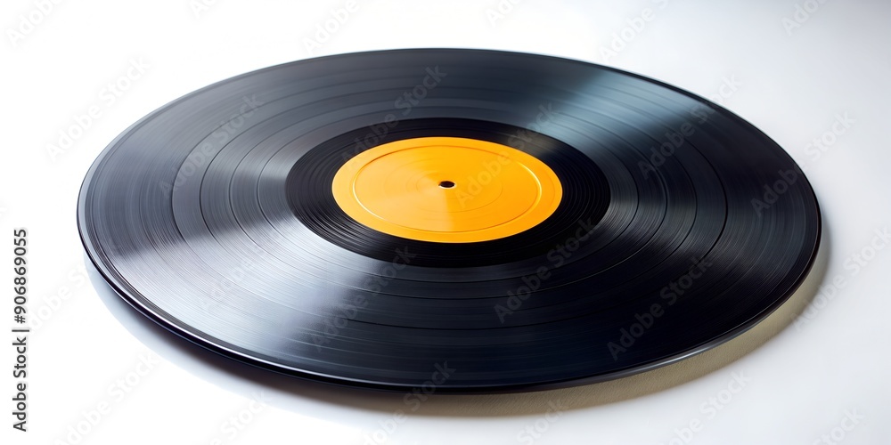 Obraz premium Schallplatte Vinyl Schellack Vinylscheibe Scheibe Platte Creative AI