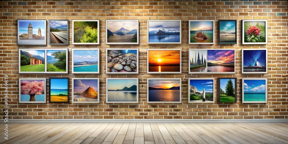 A picture on a wall informative Vibrant engaging Generative AI A picture on a wall informative Vibrant engaging Generative AI